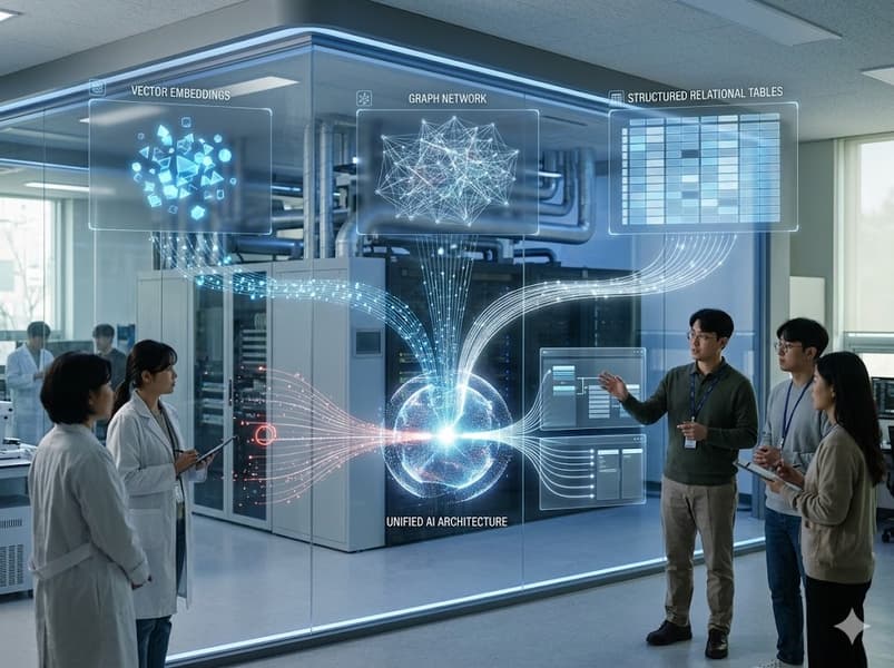 Учёные из Кореи представили AkasicDB — единую базу данных, которая снижает «галлюцинации» ИИ до 78% и ускоряет обработку запросов в 20 раз
