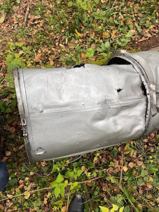 Debris of the "Flamingo" missile