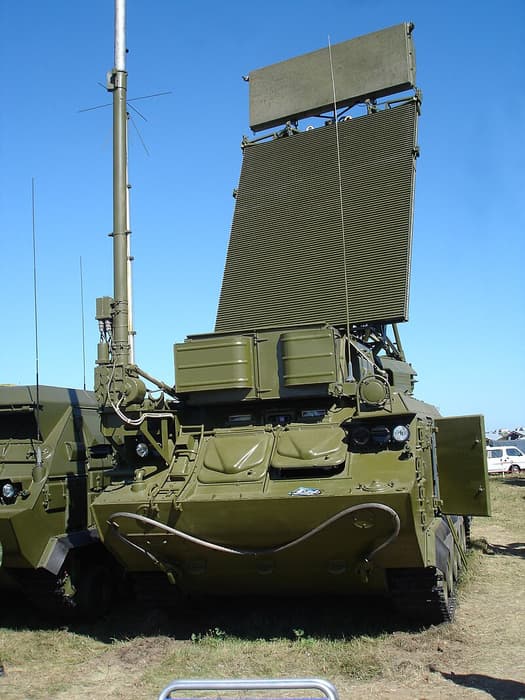 Target detection station 9S18M1-1 of the Buk-M1-2 complex