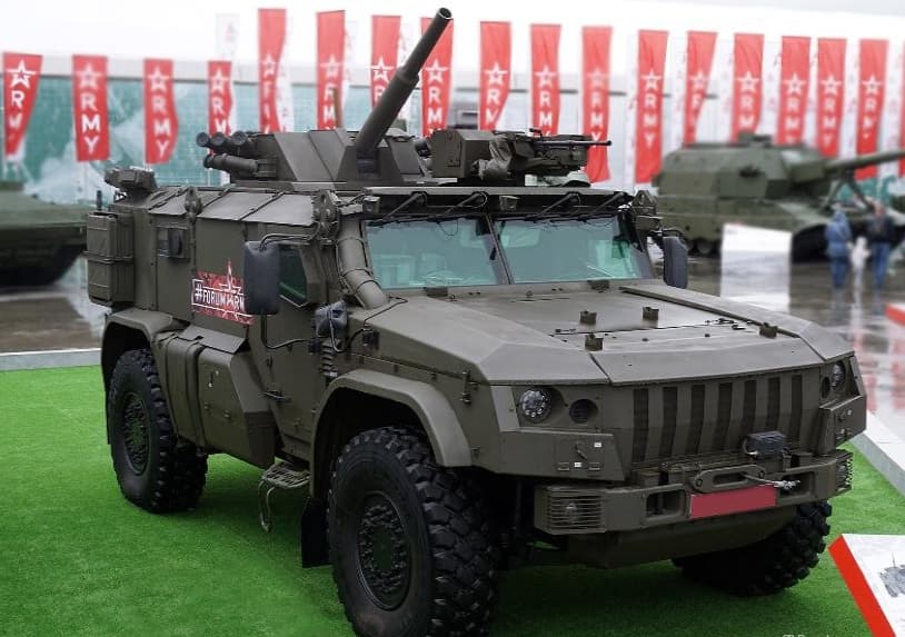 Миномёт «Дрок» на базе К-4386 «Тайфун-ВДВ»