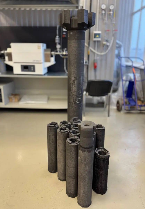 Полноразмерные макеты конструкционных элементов высокотемпературного газоохлаждаемого реактора (ВТГР)