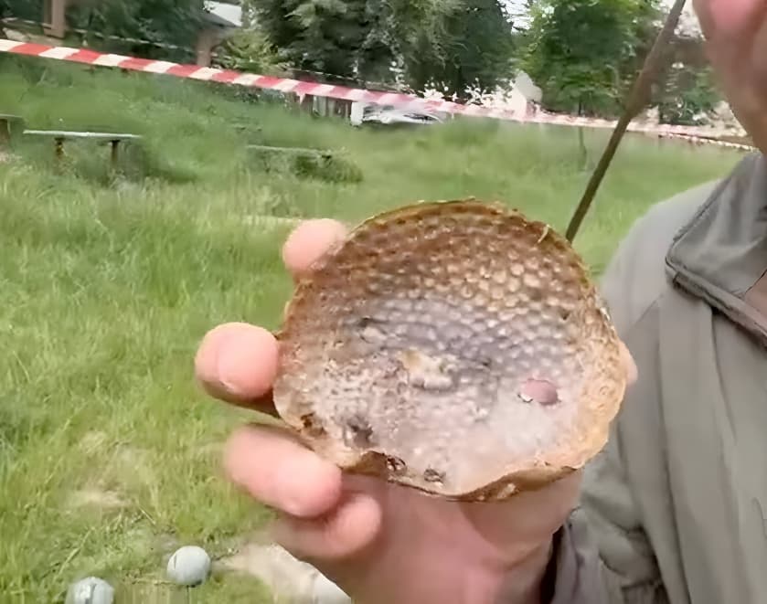 Появились первые кадры обломков кассетной крылатой ракеты Х-101 для бомбардировщиков Ту-95МС и Ту-160