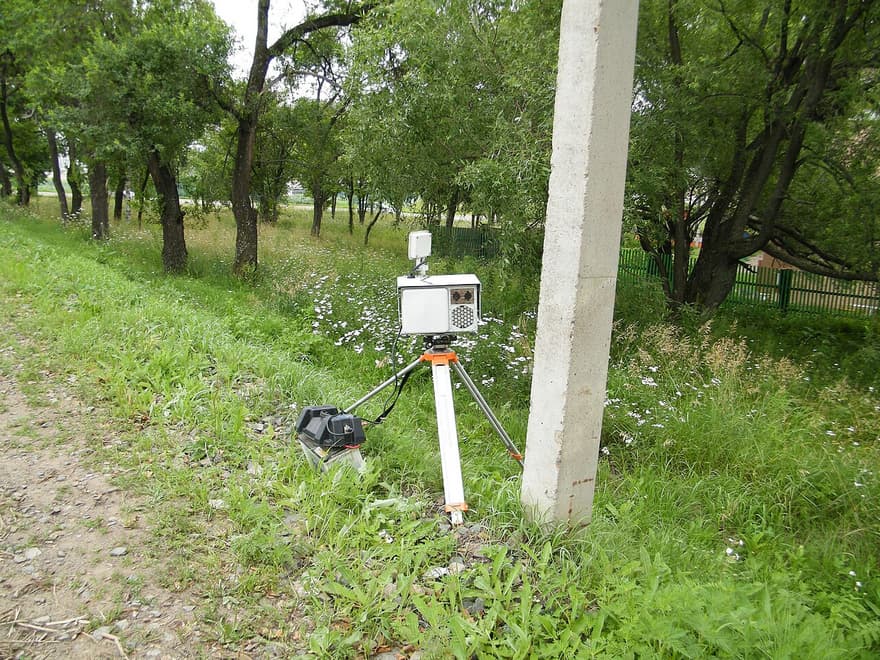 Road traffic control camera
