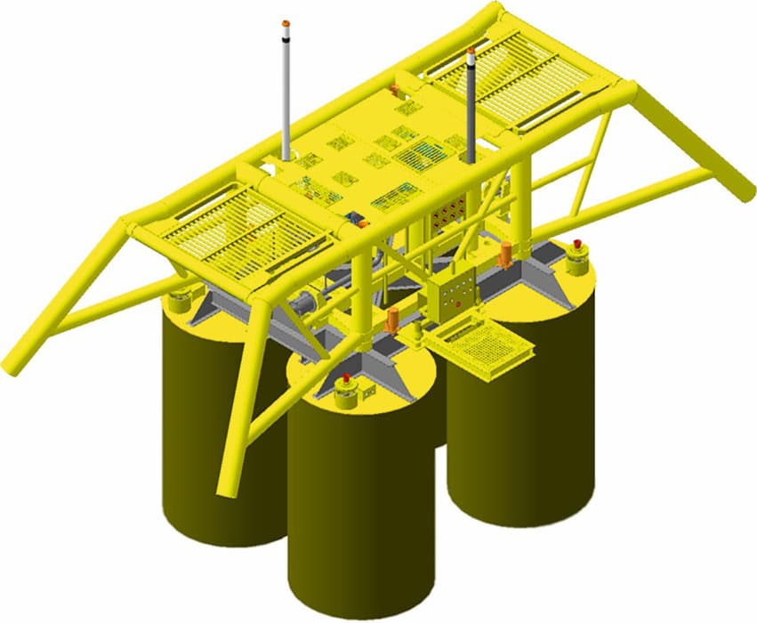 подводный коллектор для сбора углеводородов