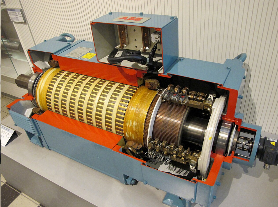 Brushed DC electric motor