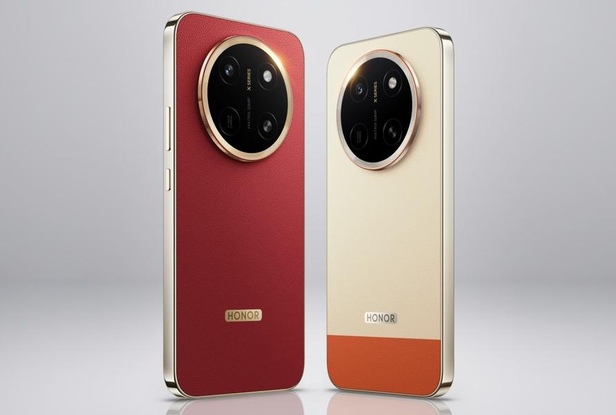 Смартфон Honor X80 Pro Max в профиль