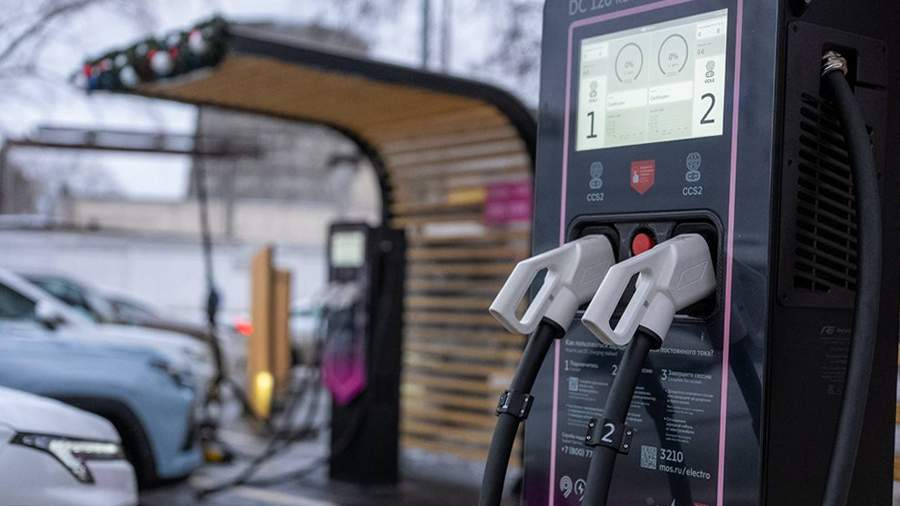Electric vehicle charging hub in Lefortovo
