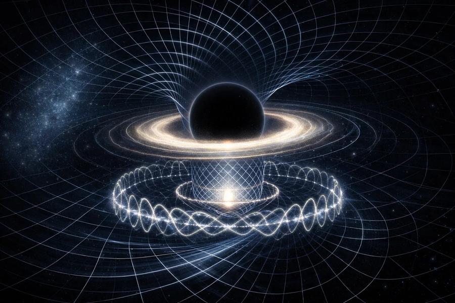 Новая 7-мерная модель чёрных дыр объясняет парадокс информации и массу частиц 7-мерная модель чёрных дыр