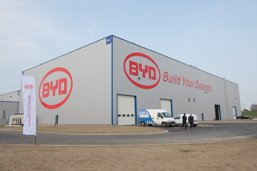 Завод BYD в Венгрии