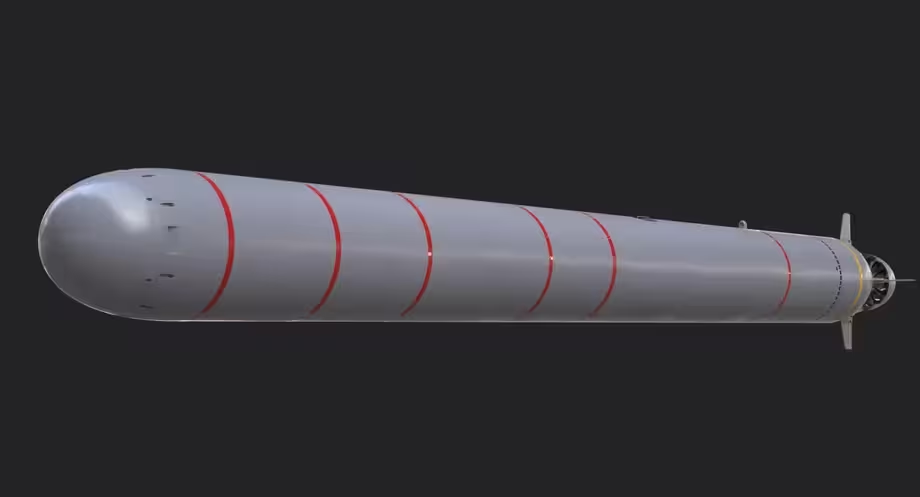 Ilustración del torpedo "Poseidón"