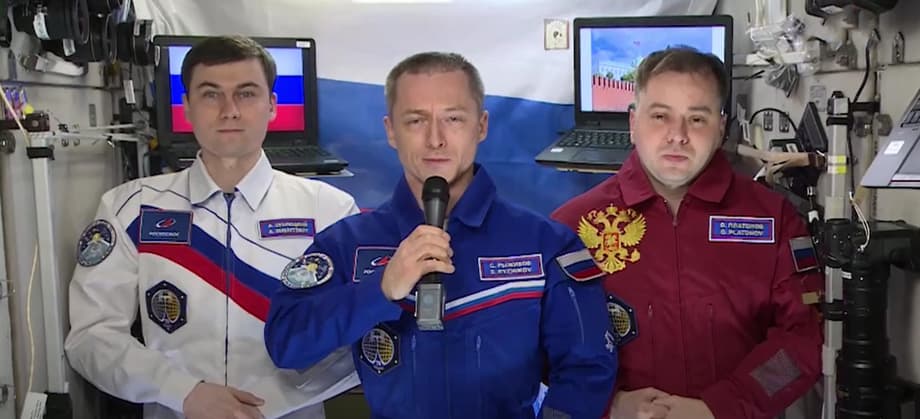 Roscosmos cosmonauts aboard the ISS