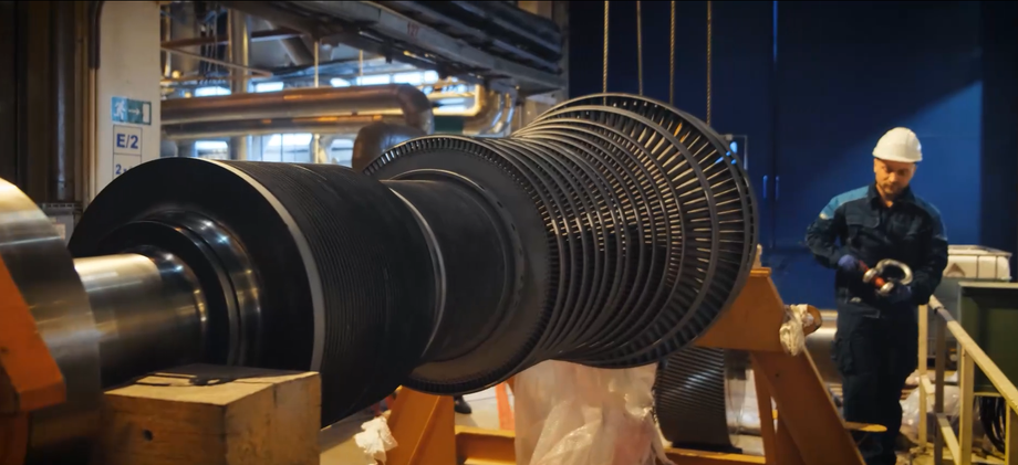 Ротор паровой турбины Siemens SST-700