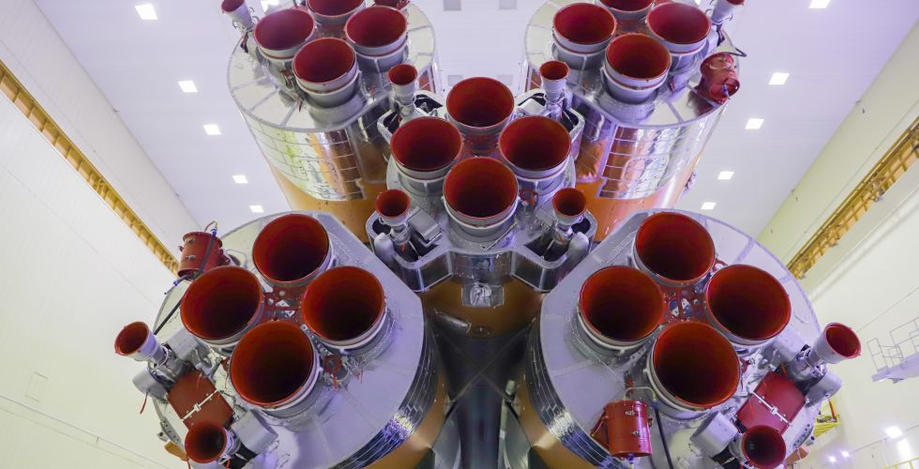 Soyuz-2.1a rocket with Soyuz MS-27 spacecraft