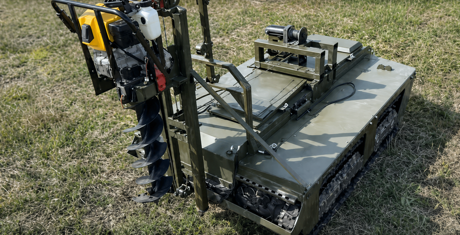 NRTK "Courier" with a drill