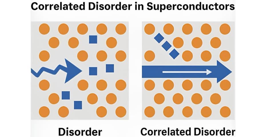 Comparison of disorder and correlated disorder