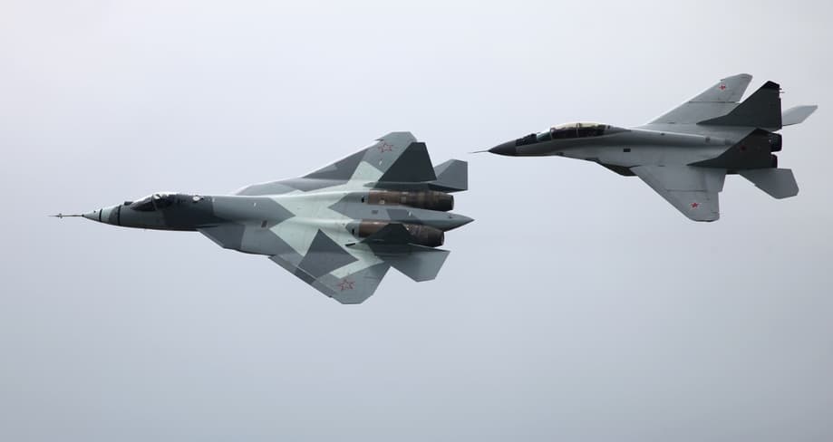 Су-57 и МиГ-29М2 
