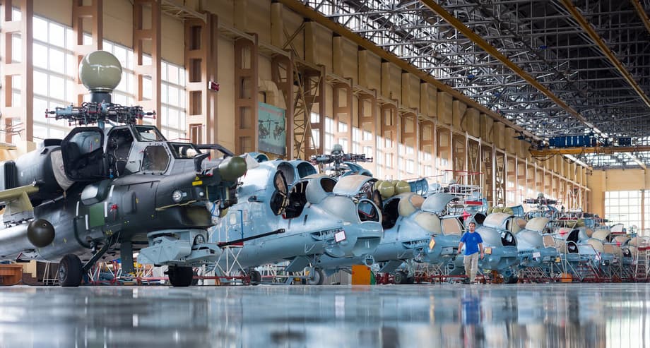 Helicopters of Russian production