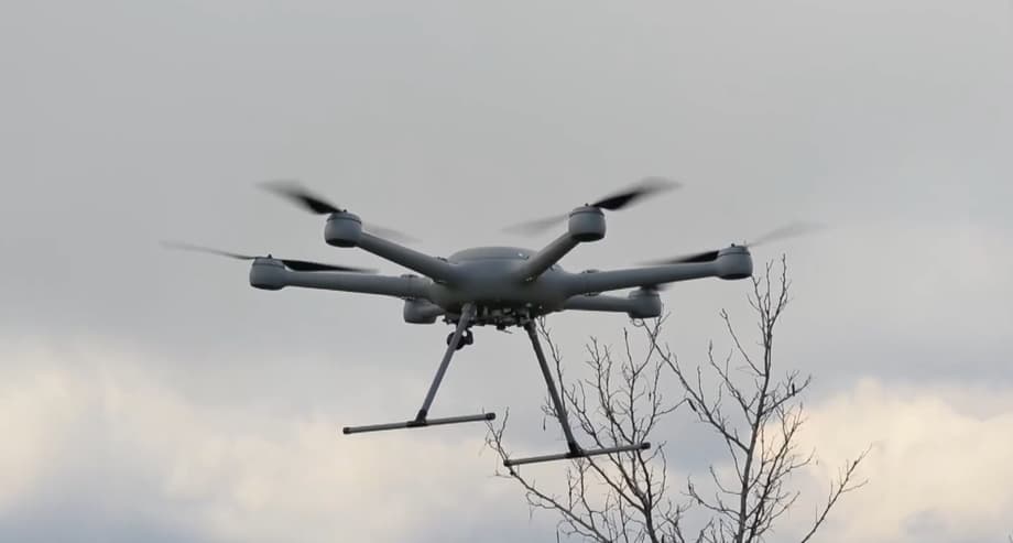 Hexacóptero de uno de los desarrolladores rusos