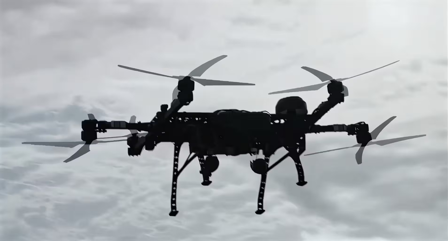 Heavy drone "Hexa-Crane"