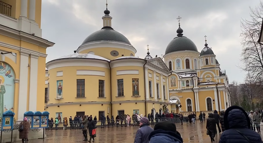 The Temple of Saint Matrona in Taganka