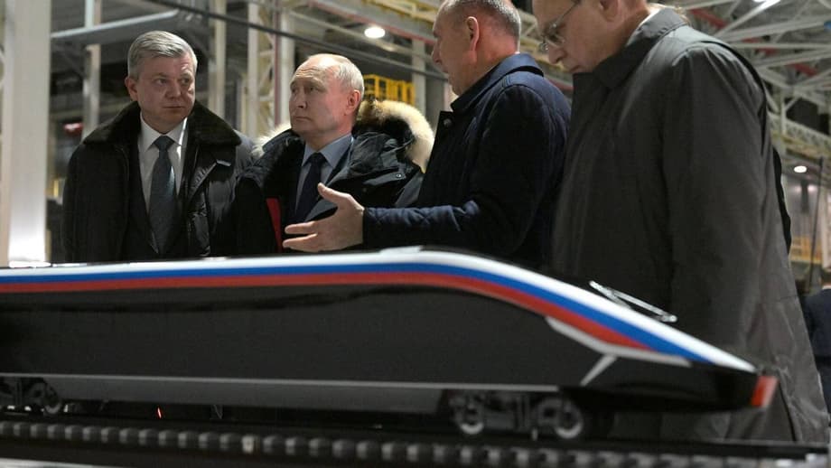Макет поезда для ВСМ