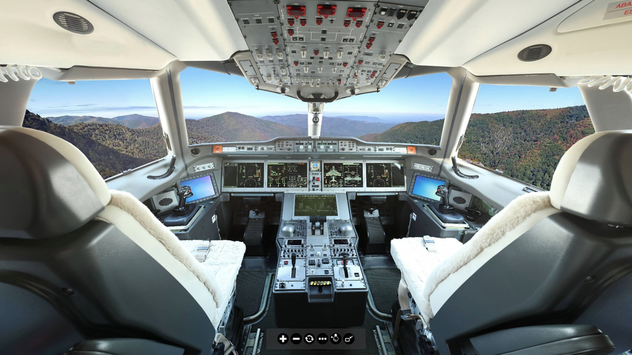 Cabina de pilotos del MS-21