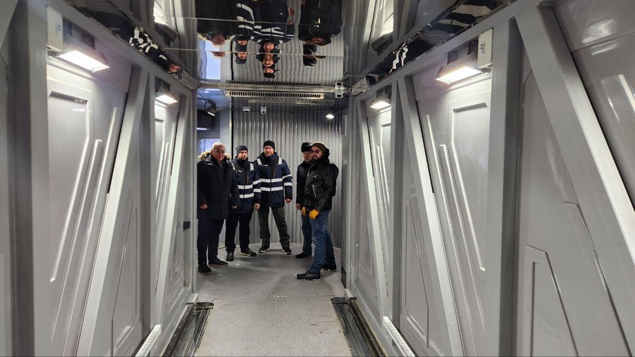 La primera pasarela telescópica nacional para pasajeros