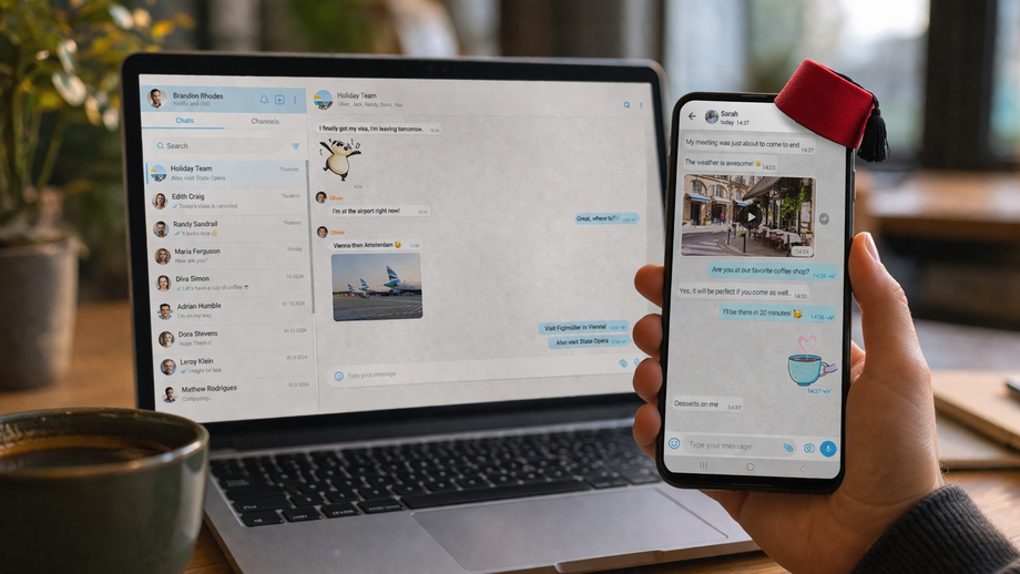 BiP app interface