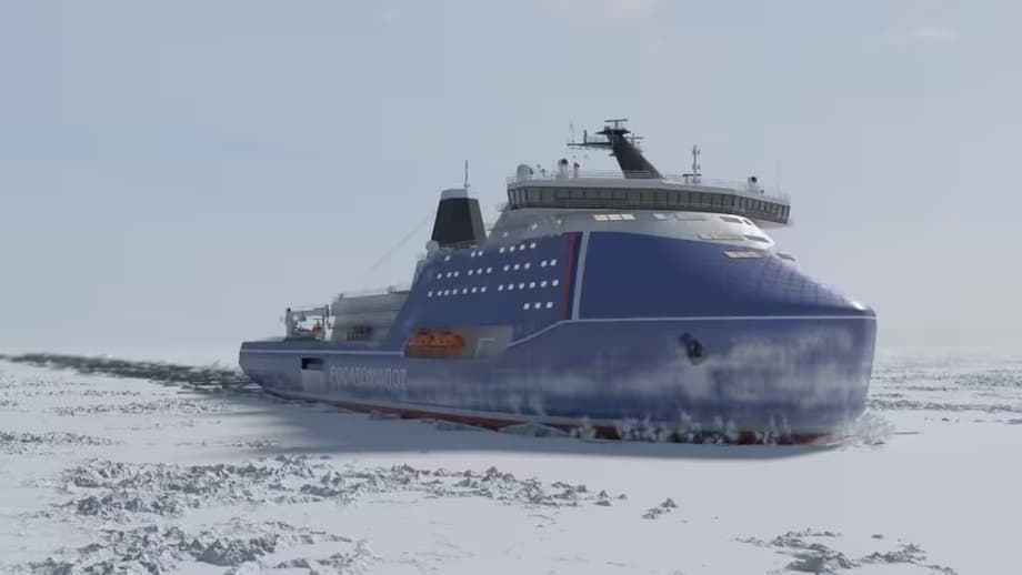 Nuclear icebreaker "Lider"