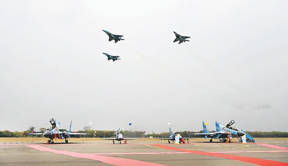 New Su-30SME aircraft in Myanmar