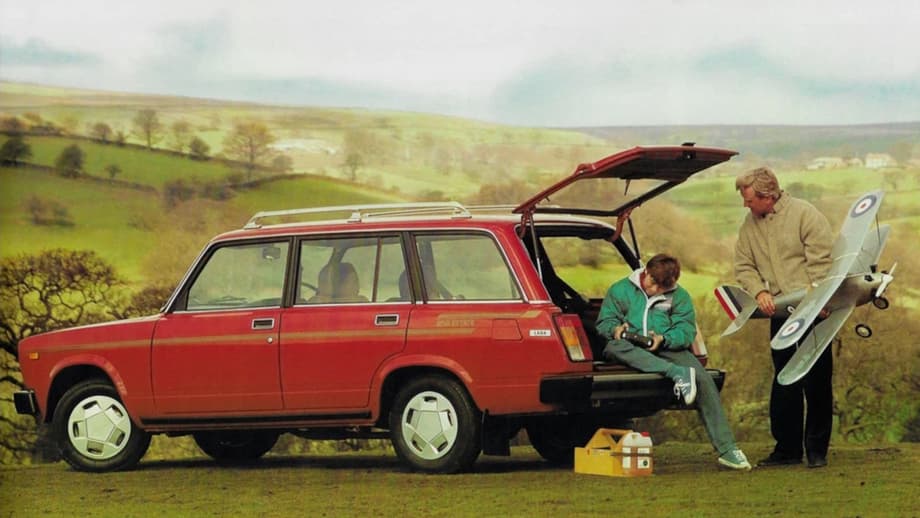 Реклама ВАЗ-2104, которая продавалась за рубежом <br>