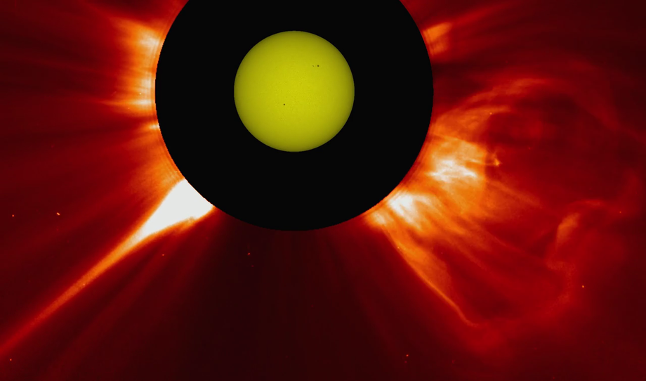 Eyección de plasma del Sol