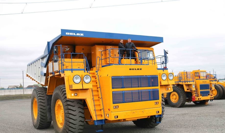 Camiones volquete de la producción de BelAZ