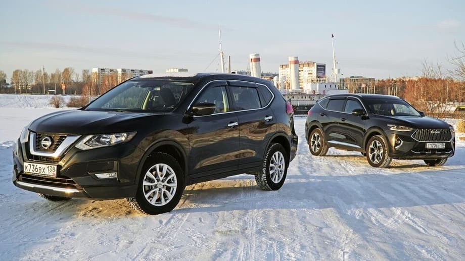 Haval F7 и Nissan X-Trail T32