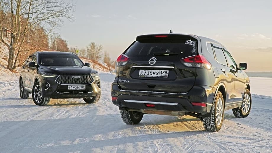 Haval F7 и Nissan X-Trail T32
