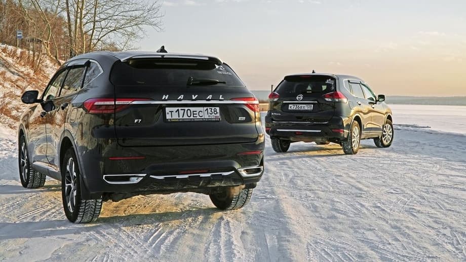 Haval F7 и Nissan X-Trail T32