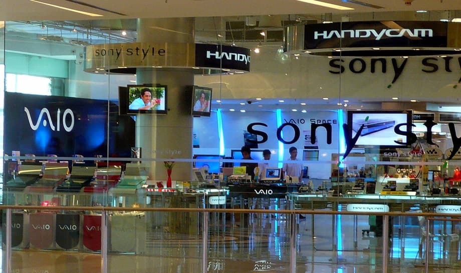 Один из магазинов Sony за рубежом