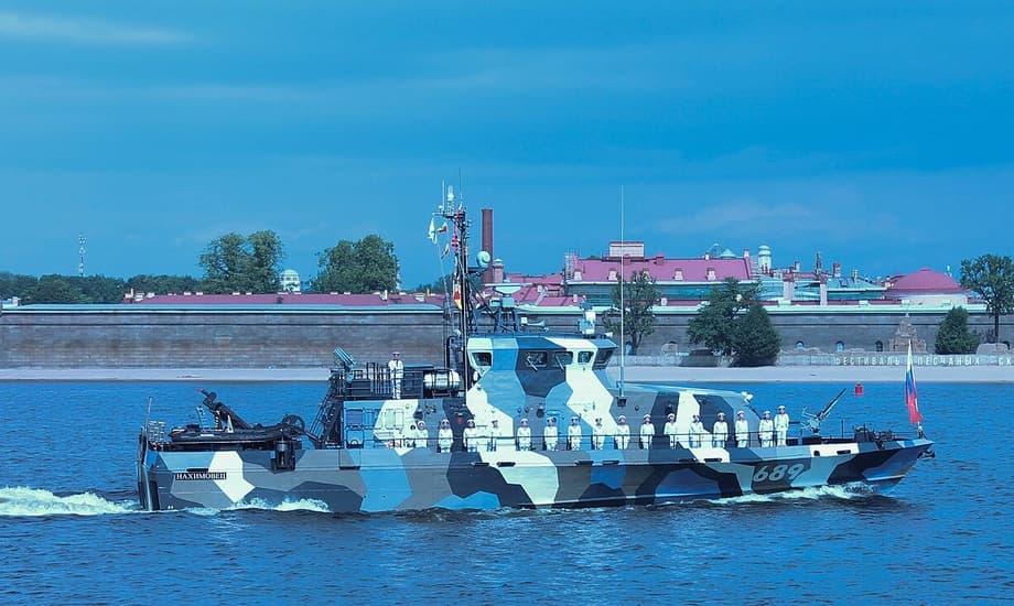 Boat P-104 "Nakhimovets" of Project 21980 "Grachonok"