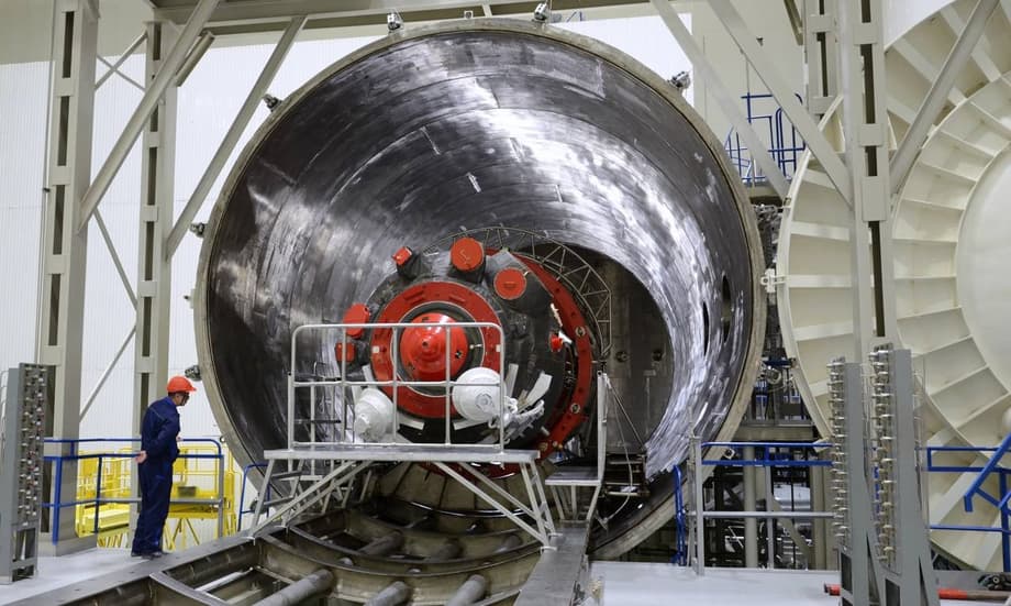 Prueba de hermeticidad de la nave espacial "Soyuz MS-28"
