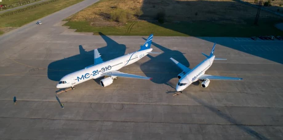 Самолёты МС-21 и SJ-100