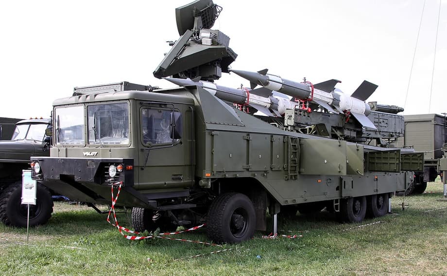 Пусковая установка комплекса «Печора-2М» на шасси МЗКТ-8021 