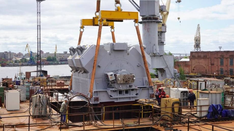 гребные электродвигатели и турбогенераторы для ледокола&nbsp;«Чукотка»