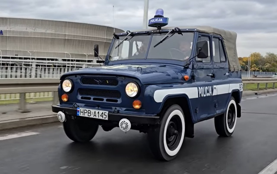  УАЗ-469 официально стоявший на службе МВД Польши
