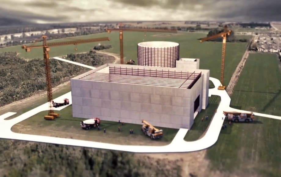 Design layout of Unit No. 3 of the Atucha Nuclear Power Plant in Argentina