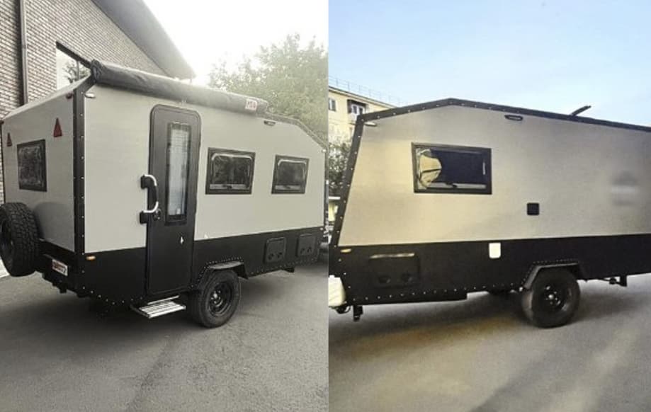 Camper trailer built in IK No. 2 of Angarsk
