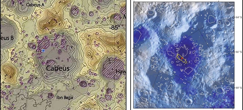 Scientists conducted a study of the lunar crater Cabeo
