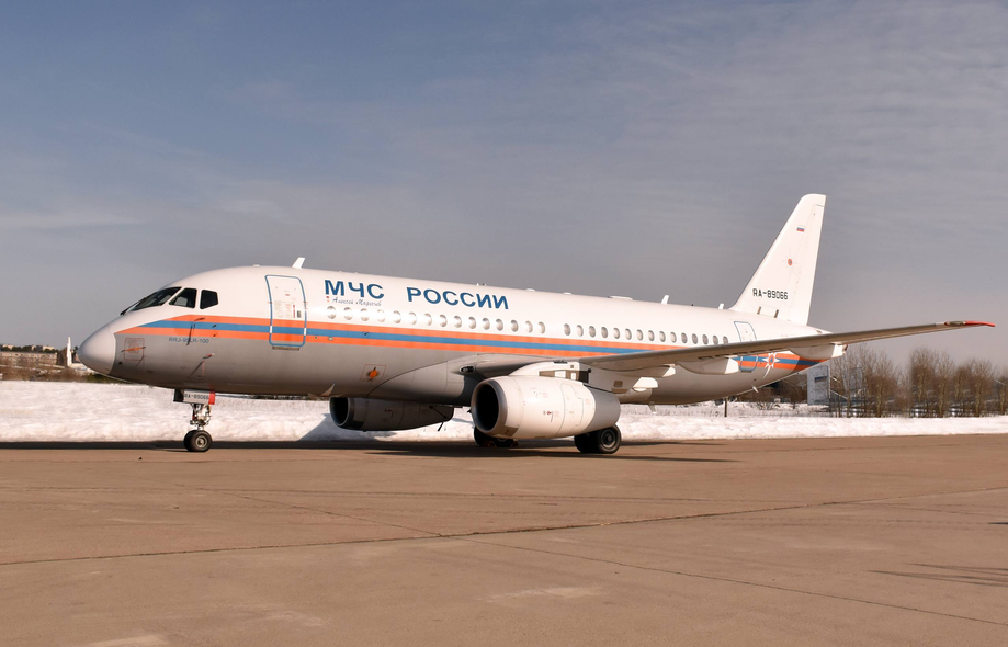 SSJ-100 of the Russian Ministry of Emergency Situations
