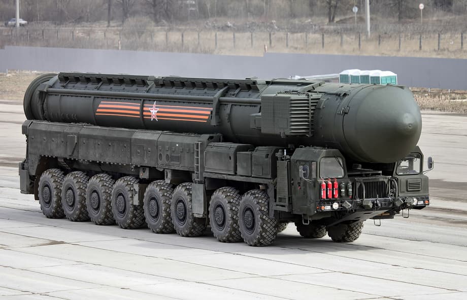 Self-propelled launcher (SPU) 15U175M of the RS-24 Yars complex
