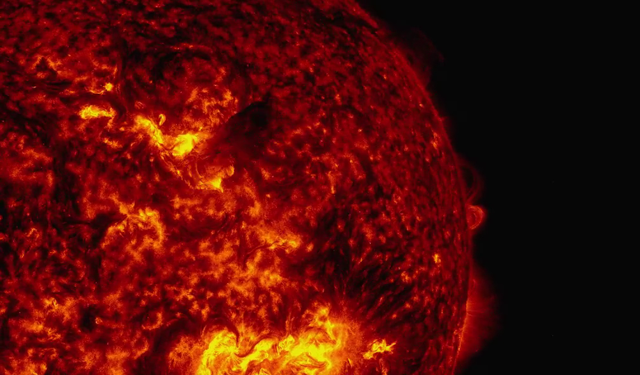 "Black" flare on the Sun