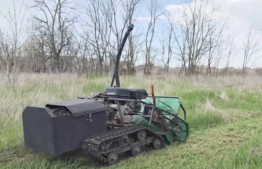 "Cortadora de césped" para la preparación de campos minados